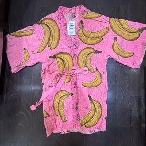 Magnolia Pearl Pink Banana Pattern Pristine cond, Nvr worn wtags